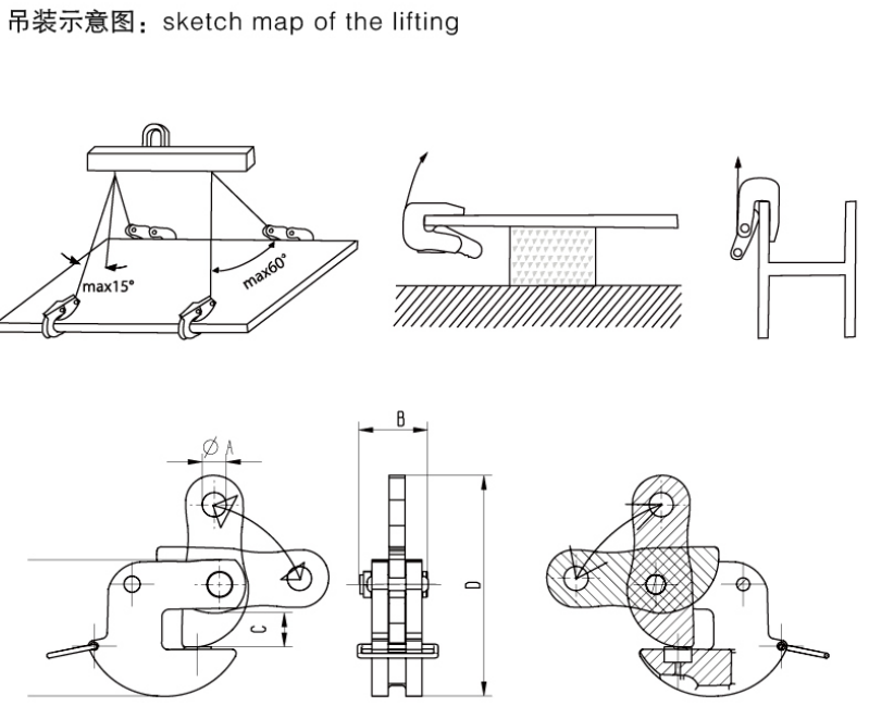 翻轉(zhuǎn)吊鉗使用方法